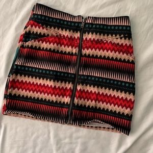 Aztec Mini Skirt